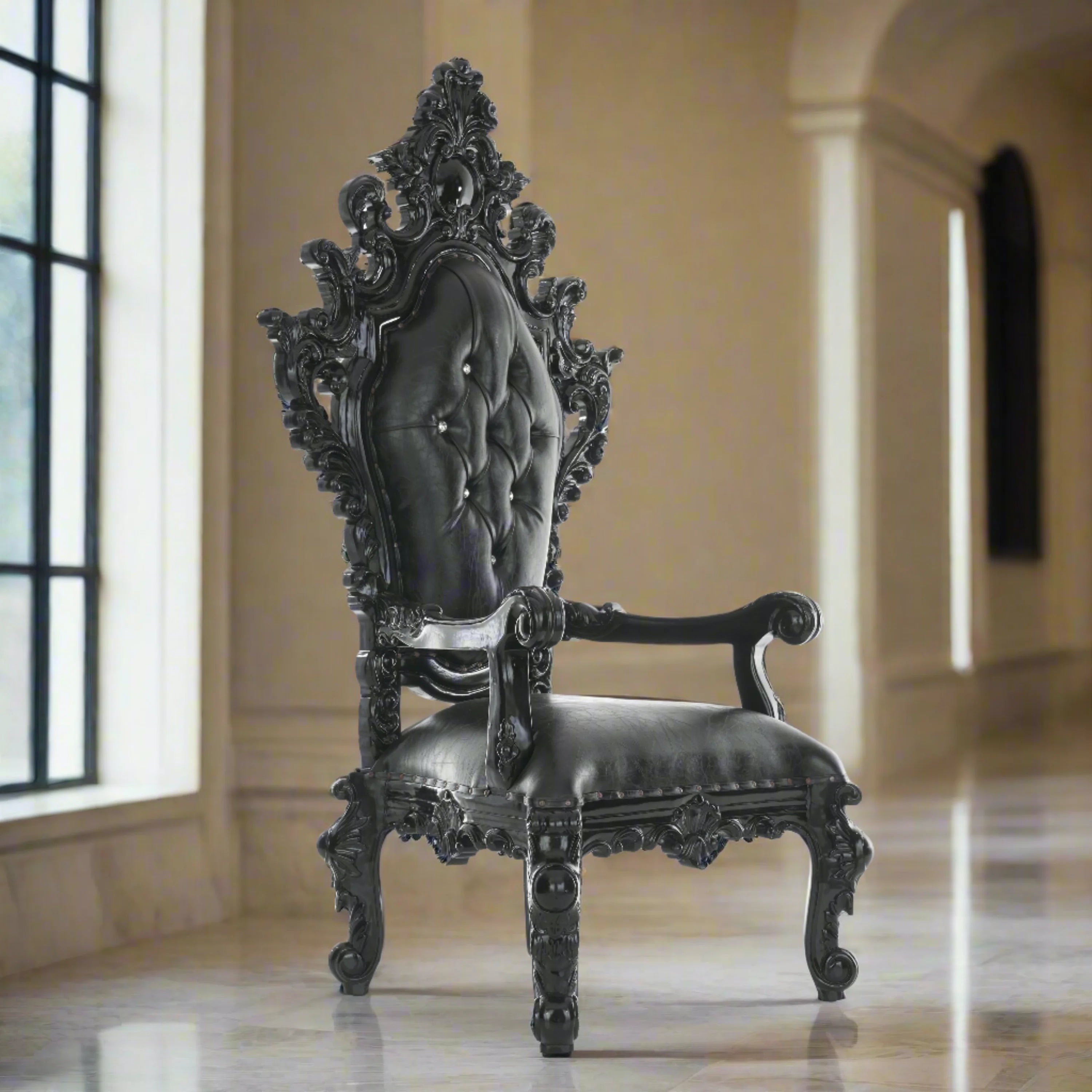 King Darius Royal Throne Chair
