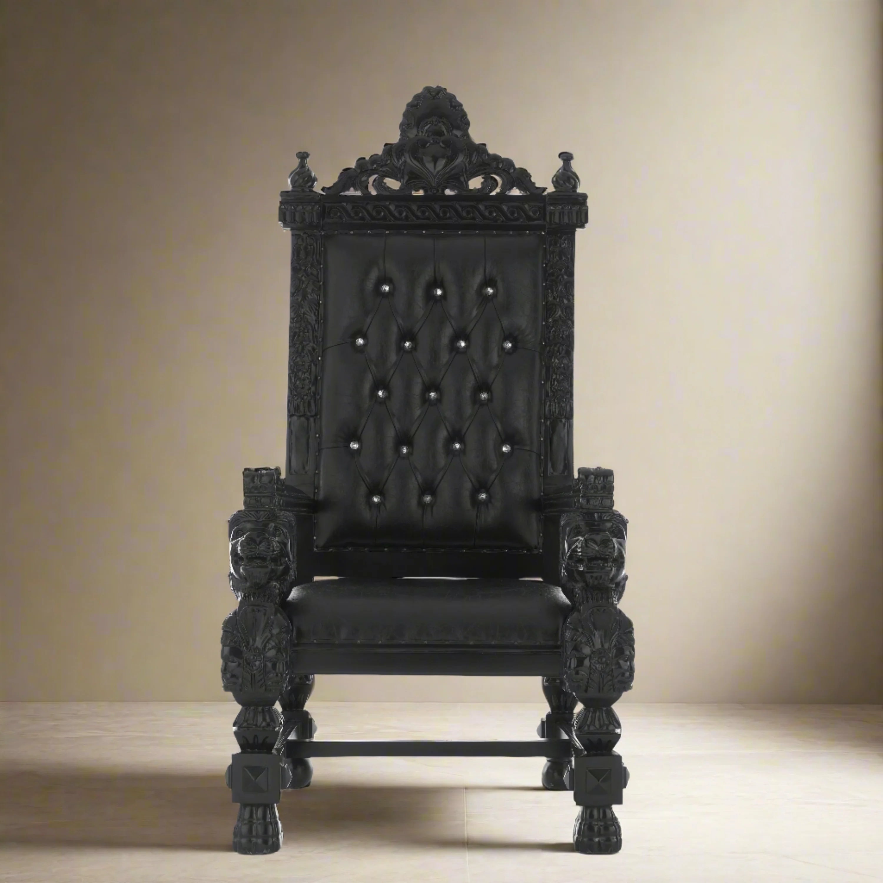 King Samuel 68 Lion Throne Chair