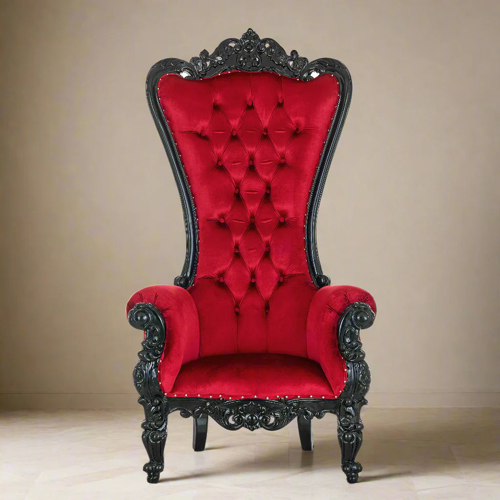 Chloe Throne Chair - Velvet