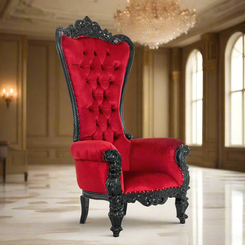 Chloe Throne Chair - Velvet