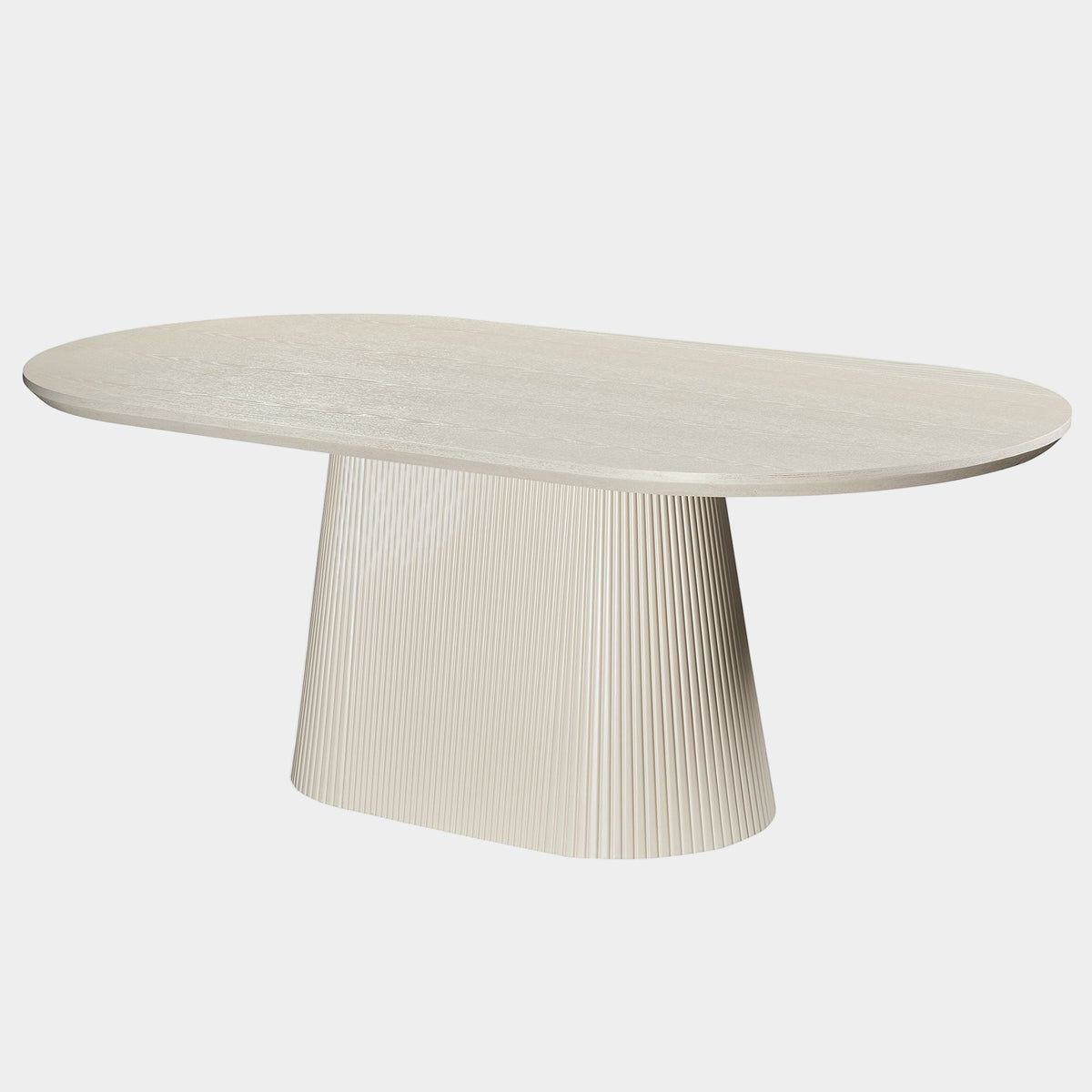 Tovas Dining Table - Oval Ivory
