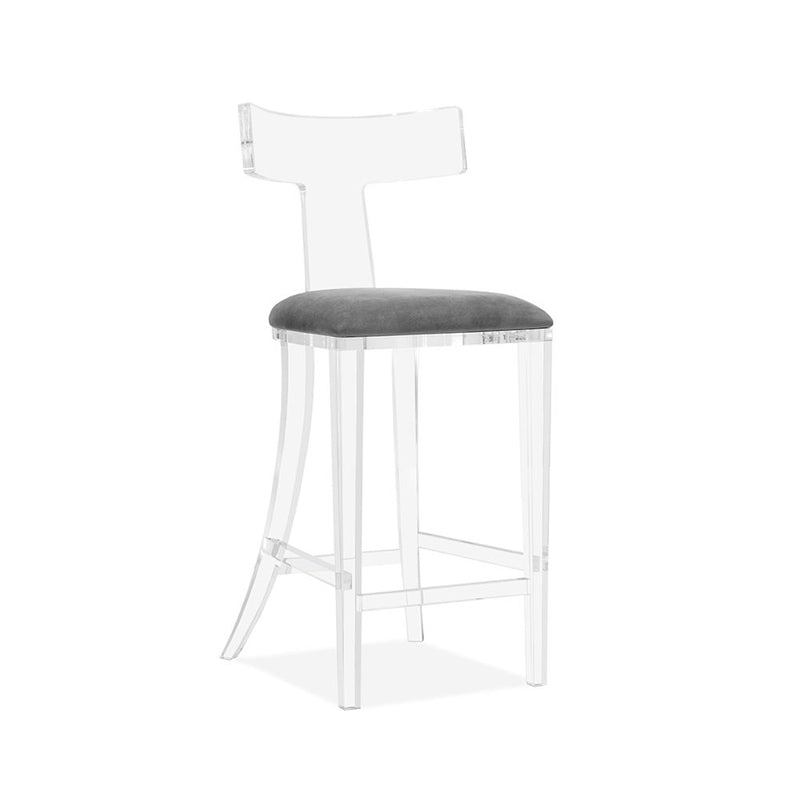 Tristan Acrylic Klismos Stool