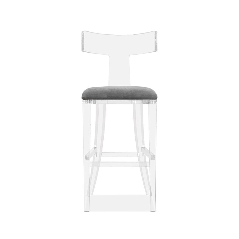 Tristan Acrylic Klismos Stool