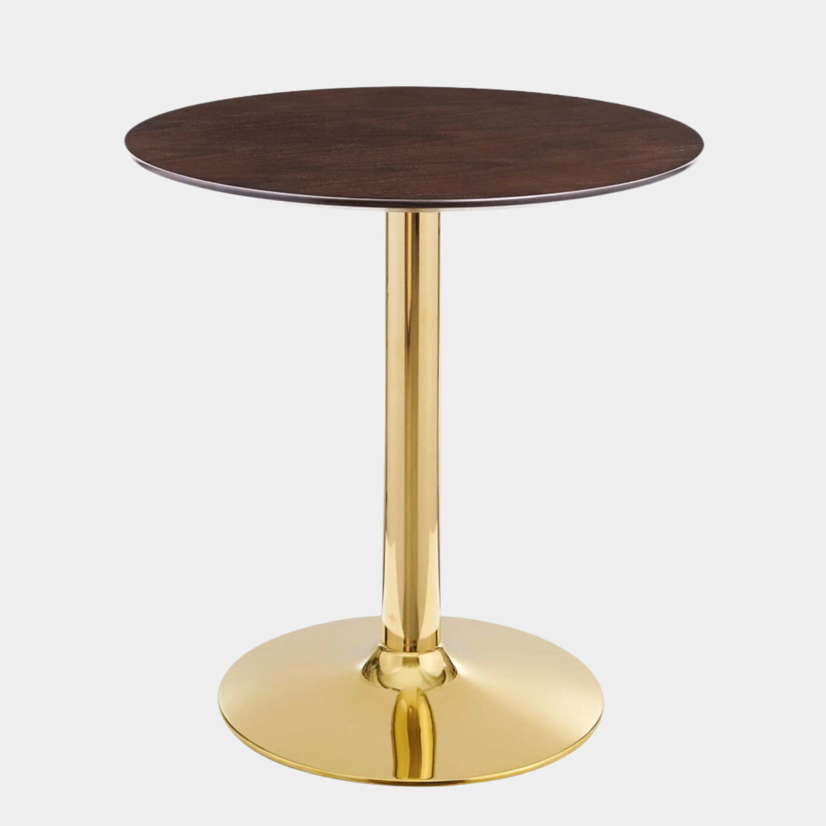 Verne Dining Table - 28" Round Cherry Walnut