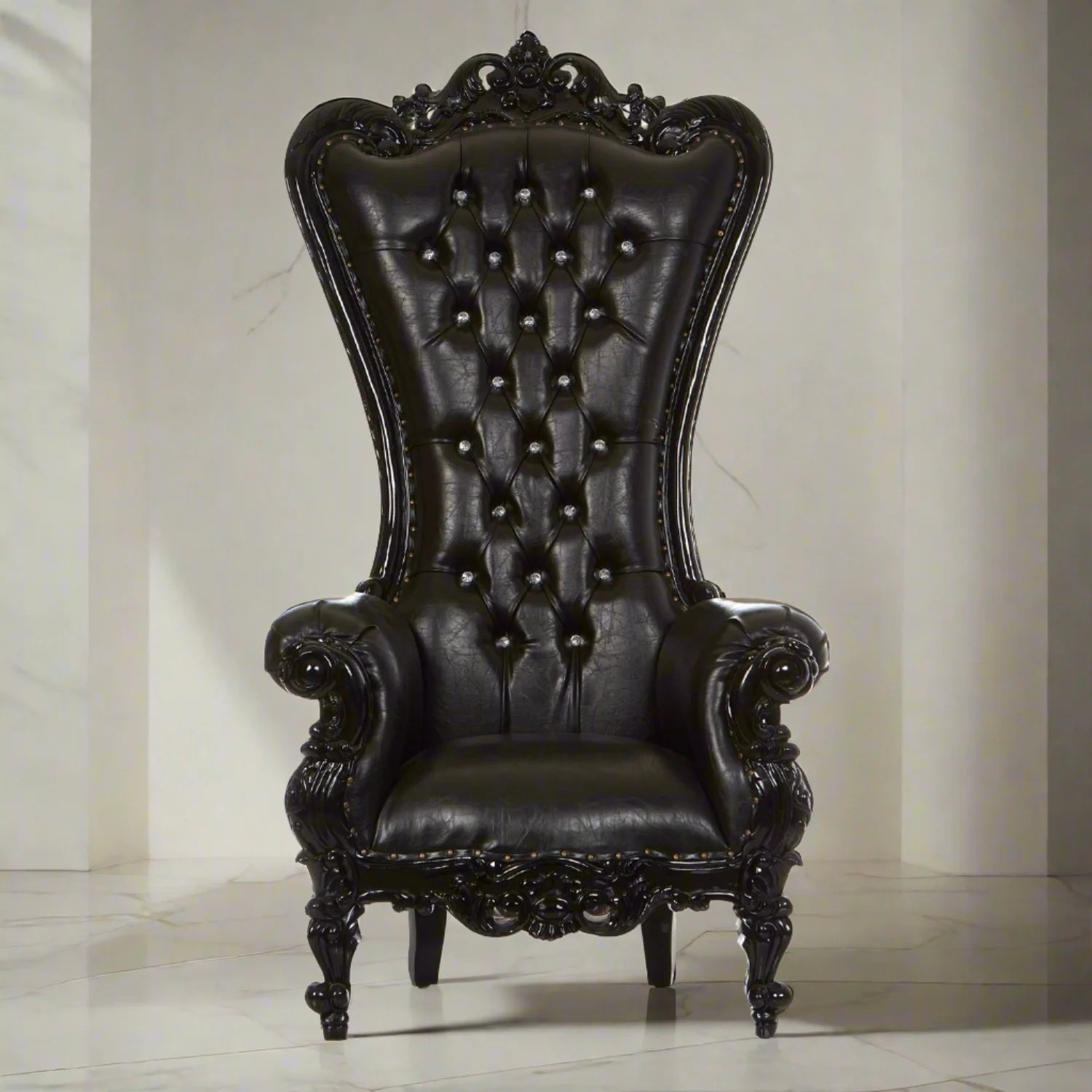 Chloe Throne Chair - Vinyl
