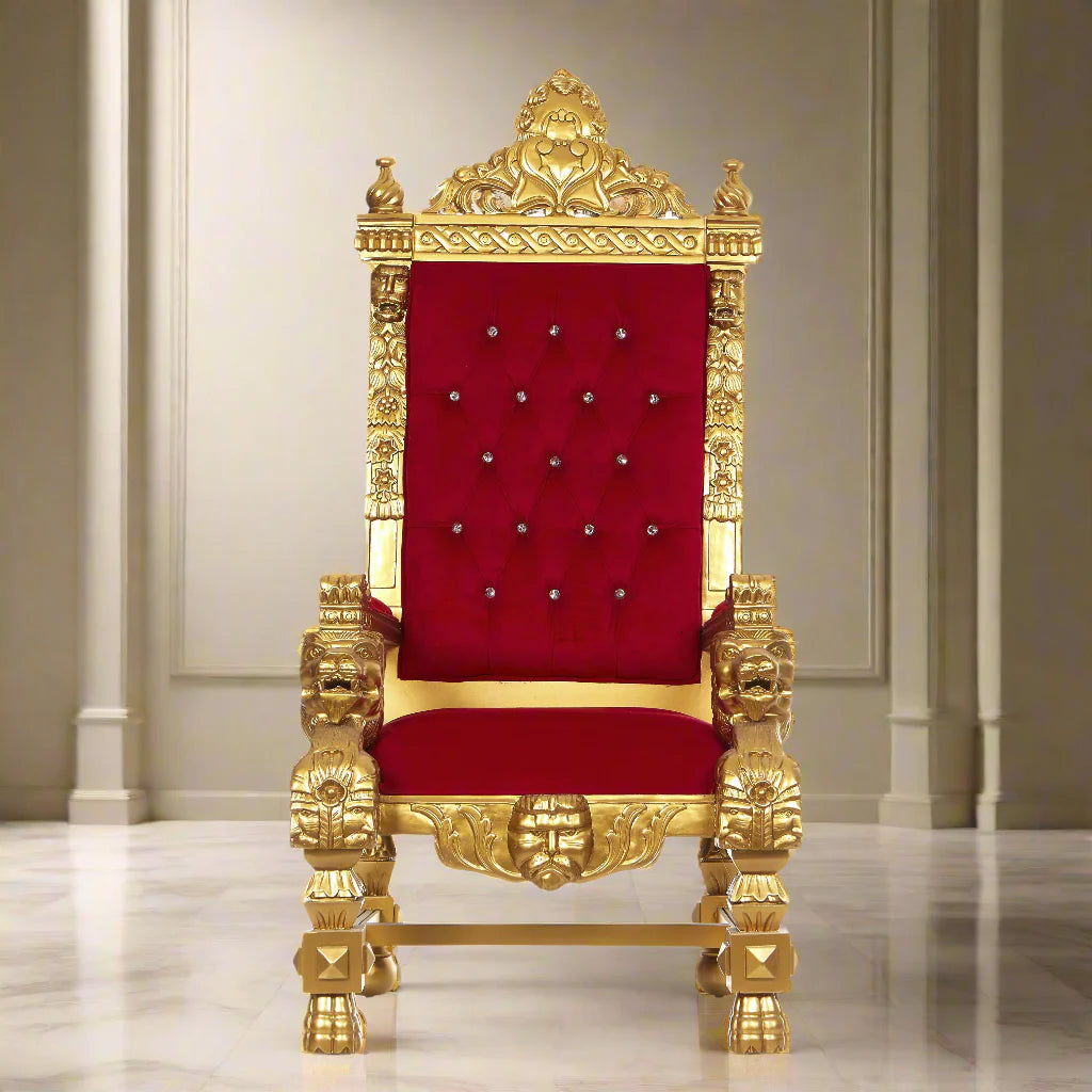 King Samuel 68 Lion Throne Chair
