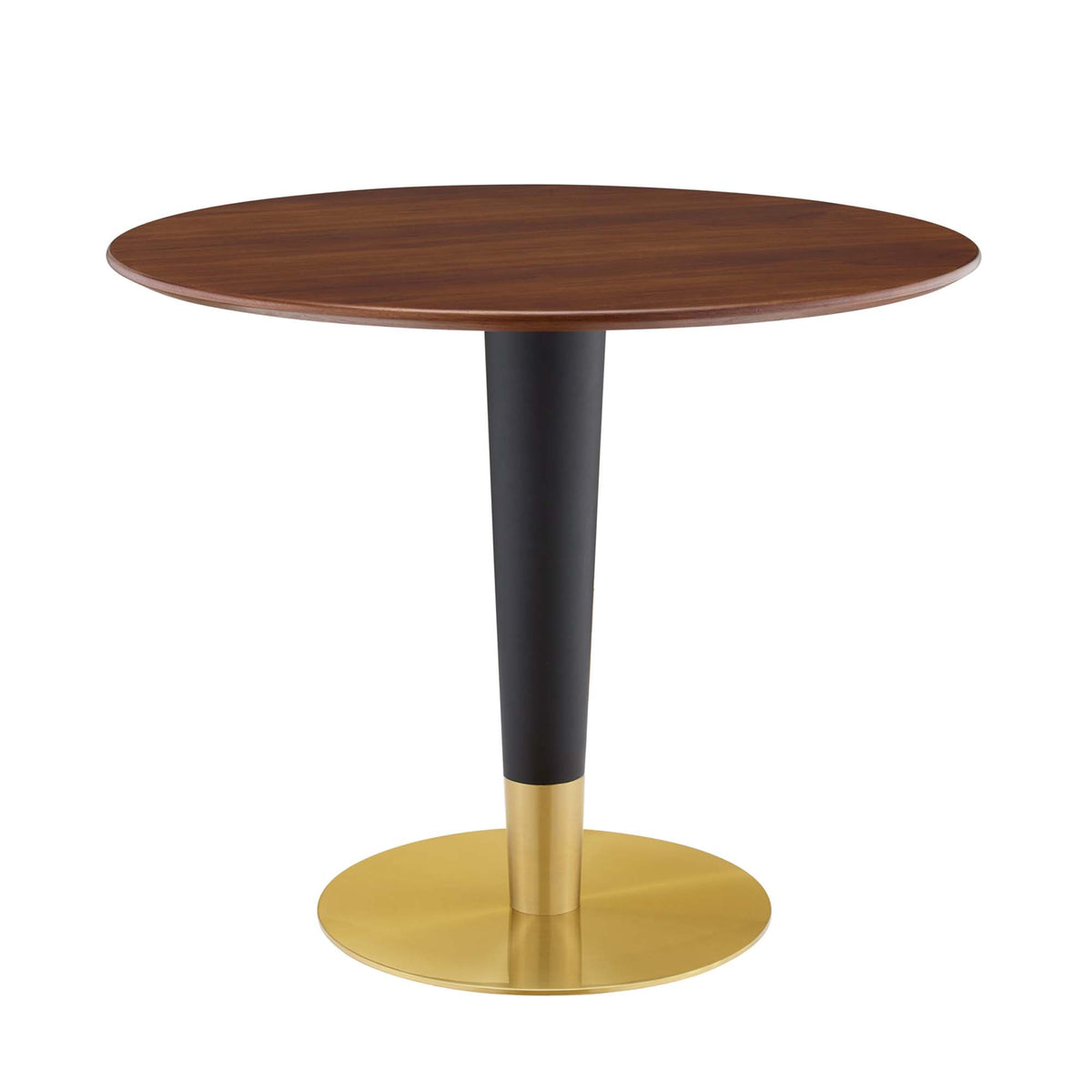 Zinque Dining Table - 36" Round Walnut