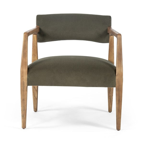 Edith Upholstered Velvet Arm Chair