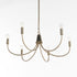 HALEY CHANDELIER-SATIN BRASS