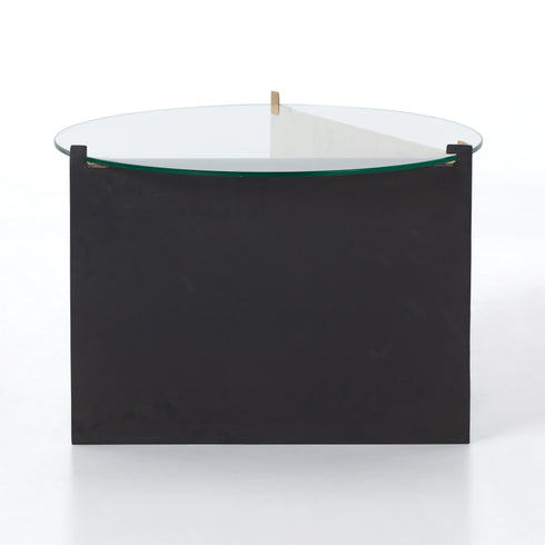 BENICIO COFFEE TABLE-GOLD BRUSH