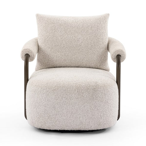 Zayden Swivel Chair - Sheldon Ivory