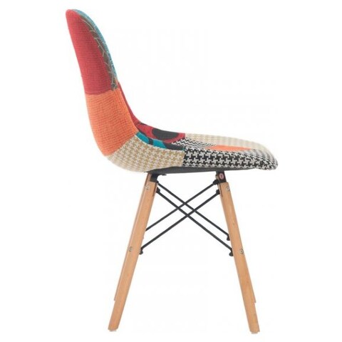 Organic Patchwork Armless Chair