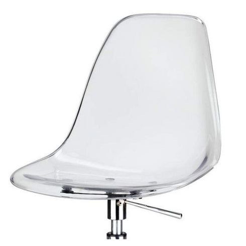 Clear plastic desk online chair