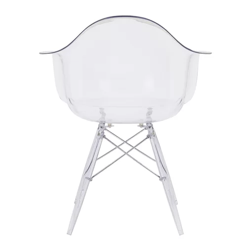 Bucket Dining Chair - Acrylic / Clear Legs