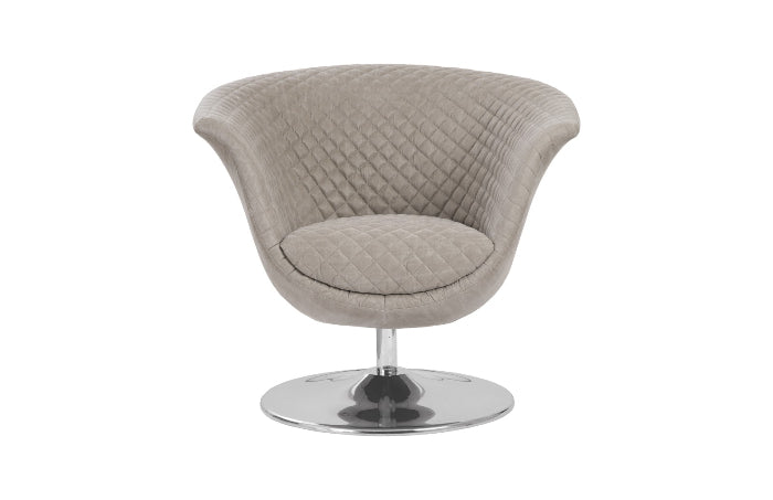 Chaise pivotante gris foncé Autumn