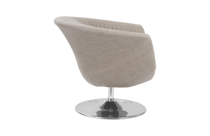 Chaise pivotante gris foncé Autumn