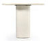 Belle Round Dining Table-Cream Marble