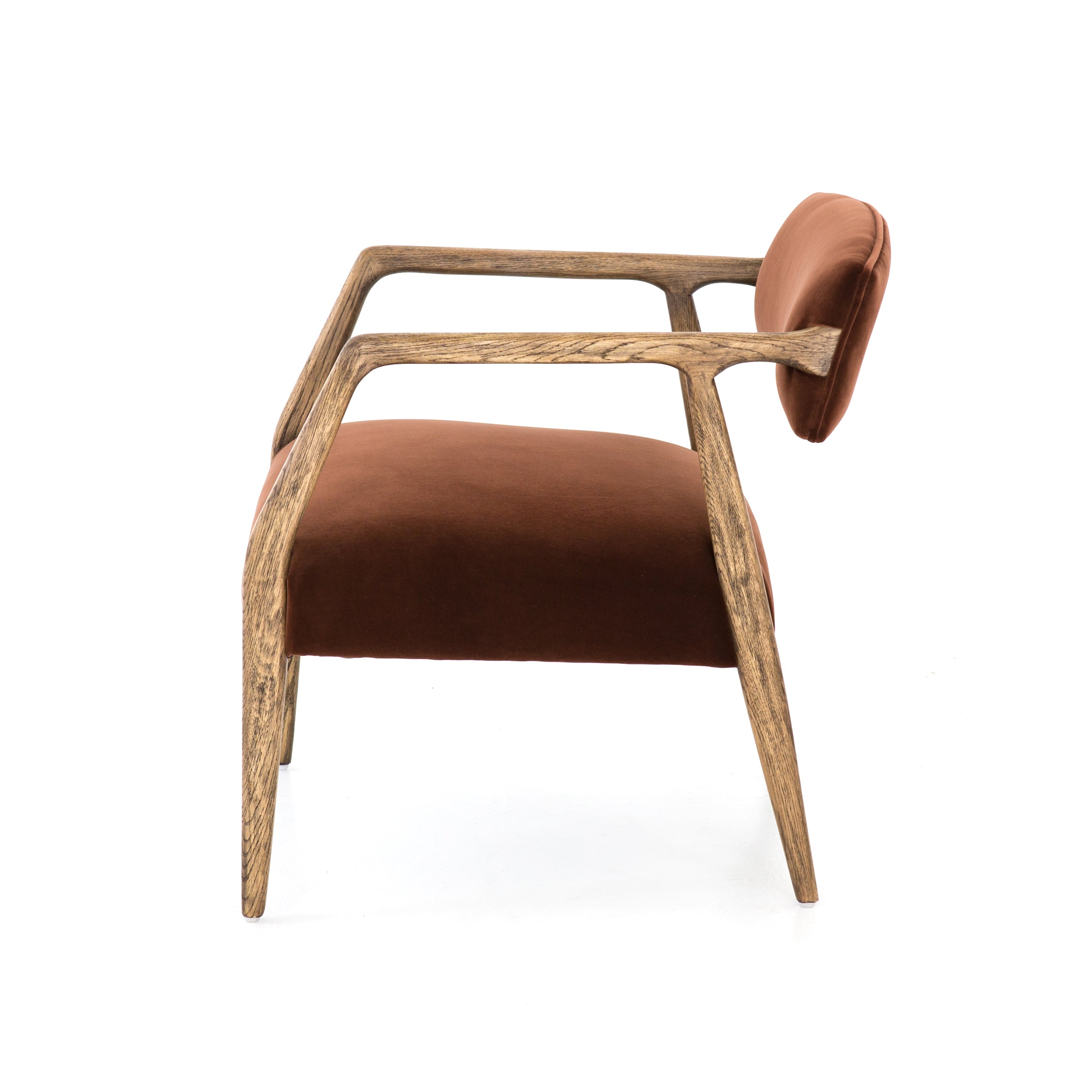Edith Upholstered Velvet Arm Chair