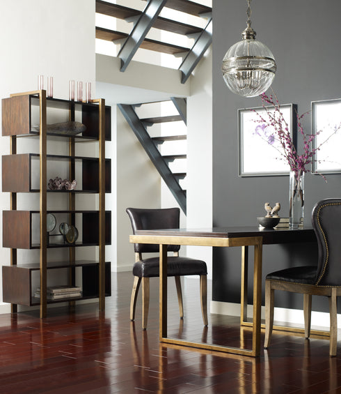 MIMI DINING CHAIR - RIDER BLACK/WEATHERED