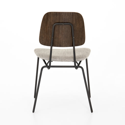 SAMUEL ARMLESS CHAIR - GABARDINE GREY