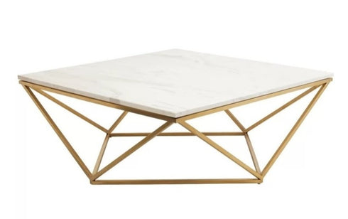 Justine Marble Coffee Table (Faux)
