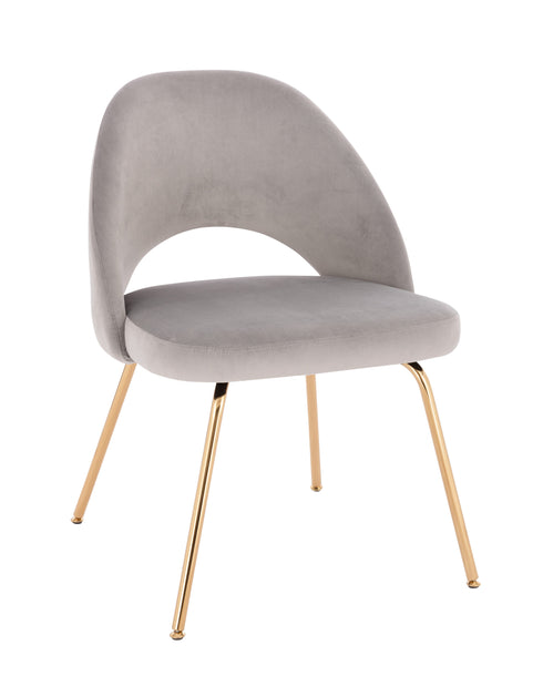 Sand Gold Velvet Dining Chair