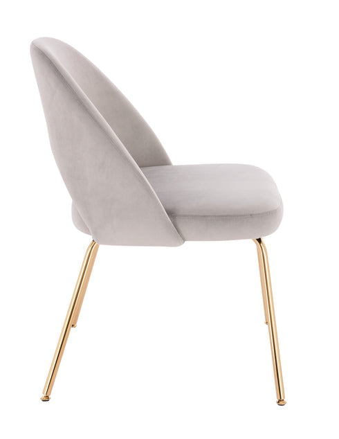 Sand Gold Velvet Dining Chair