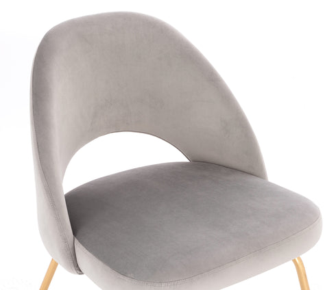 Sand Gold Velvet Dining Chair