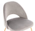 Sand Gold Velvet Dining Chair