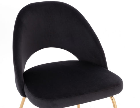 Sand Gold Velvet Dining Chair
