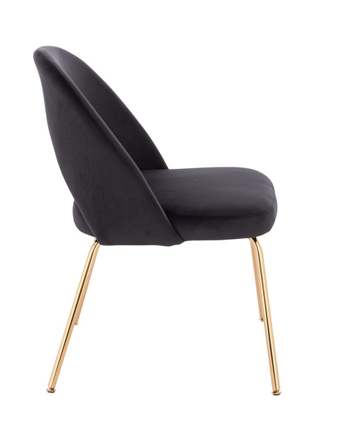 Sand Gold Velvet Dining Chair