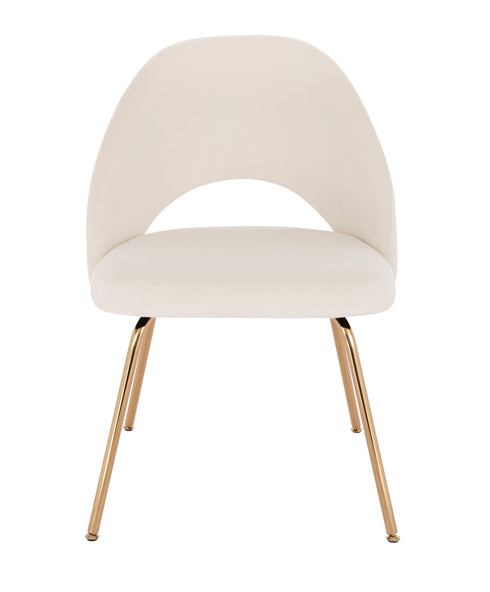 Sand Gold Velvet Dining Chair