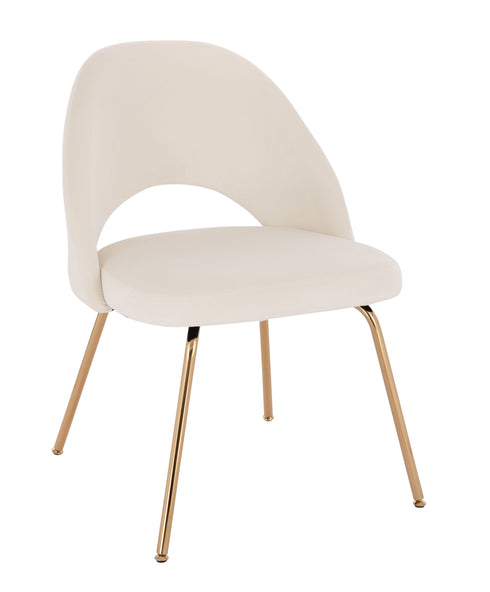 Sand Gold Velvet Dining Chair