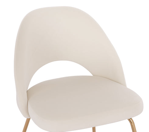 Sand Gold Velvet Dining Chair