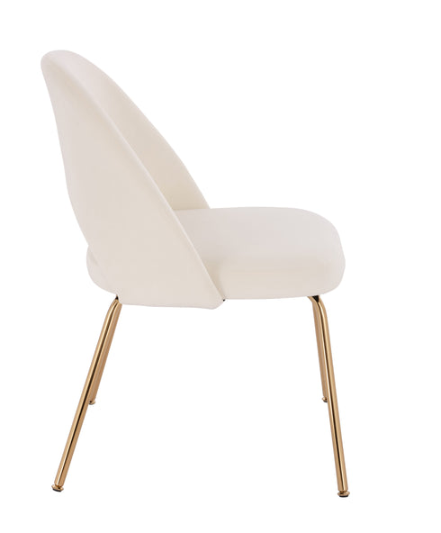 Sand Gold Velvet Dining Chair