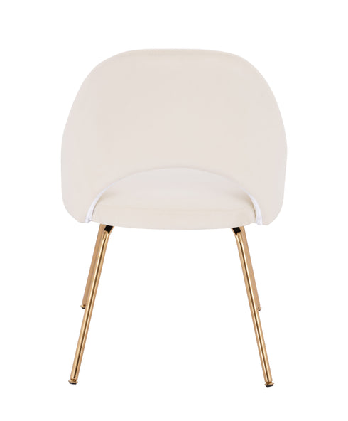 Sand Gold Velvet Dining Chair