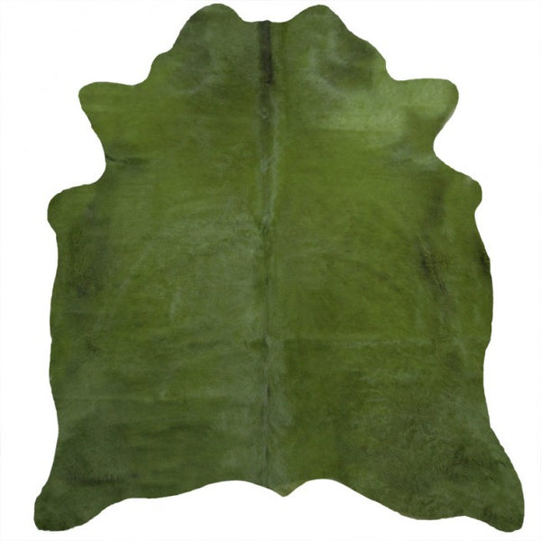 Dyed Green Cowhide