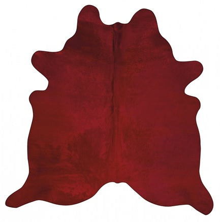 Dyed Red Cowhide