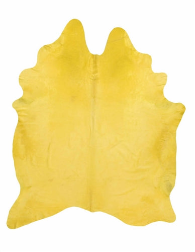 Dyed Yellow Cowhide