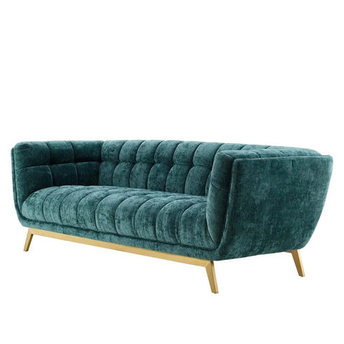 Elsy Crushed Velvet Sofa