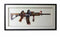 Gun Collage Art with Black Frame