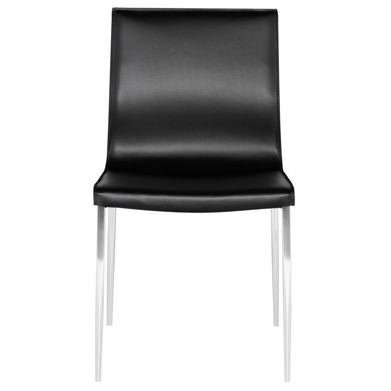 Colter Dining Chair (Chrome Steel Legs)