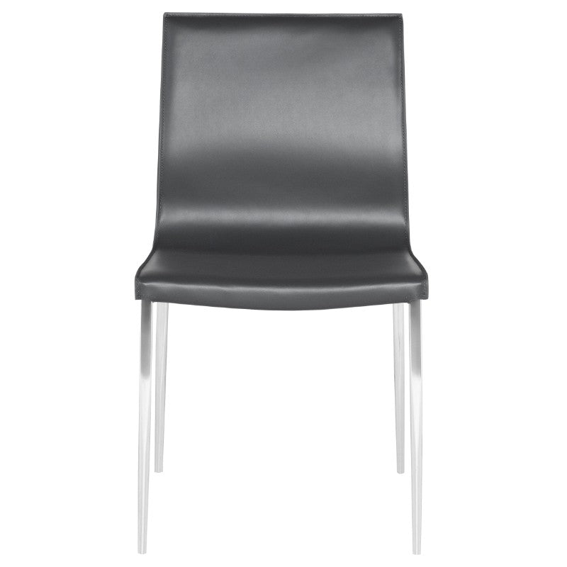Colter Dining Chair (Chrome Steel Legs)