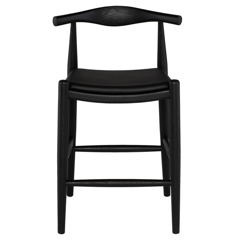 Tabouret de bar coudé CH20 (noir)