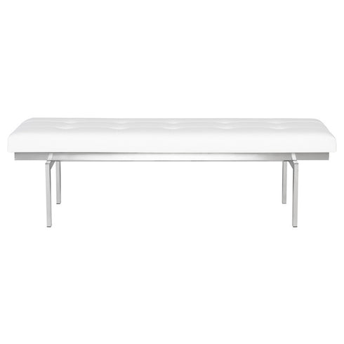 Louve Bench With Stainless Base