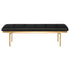Louve Bench With Gold Base