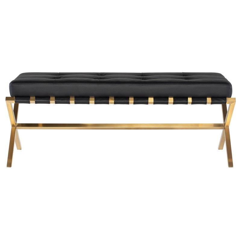 Auguste Bench With Gold Base