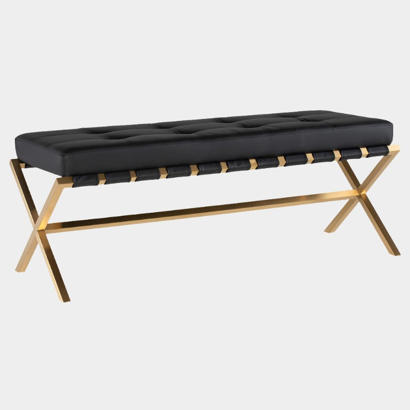 Auguste Bench With Gold Base