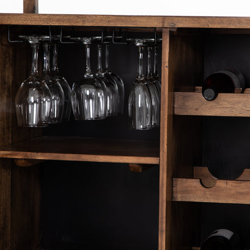 RODNEY BAR CABINET-RECLAIMED FRUITWOOD