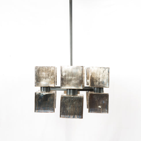 Ava Linear Chandelier-Antiqued Iron